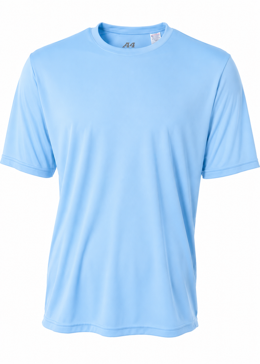 A4 Apparel N3142 Upgraded Sublimation and Polyester Performance T-Shirt UPF 44+